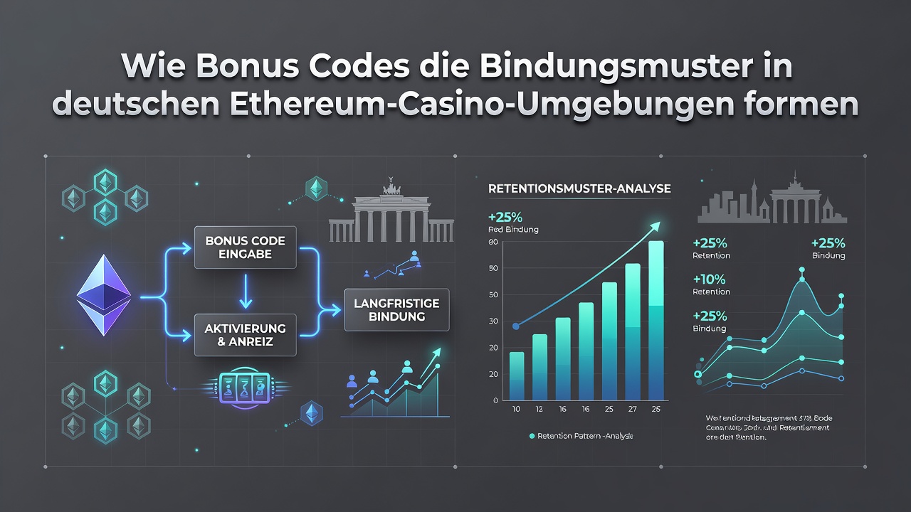 Grafik zu Retentionsmustern und Bonus-Code-Nutzung in Ethereum-Casinos