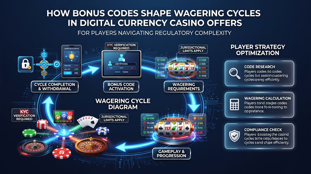 Analyse von Wagering-Zyklen und Bonus-Codes in regulierten Krypto-Casinos