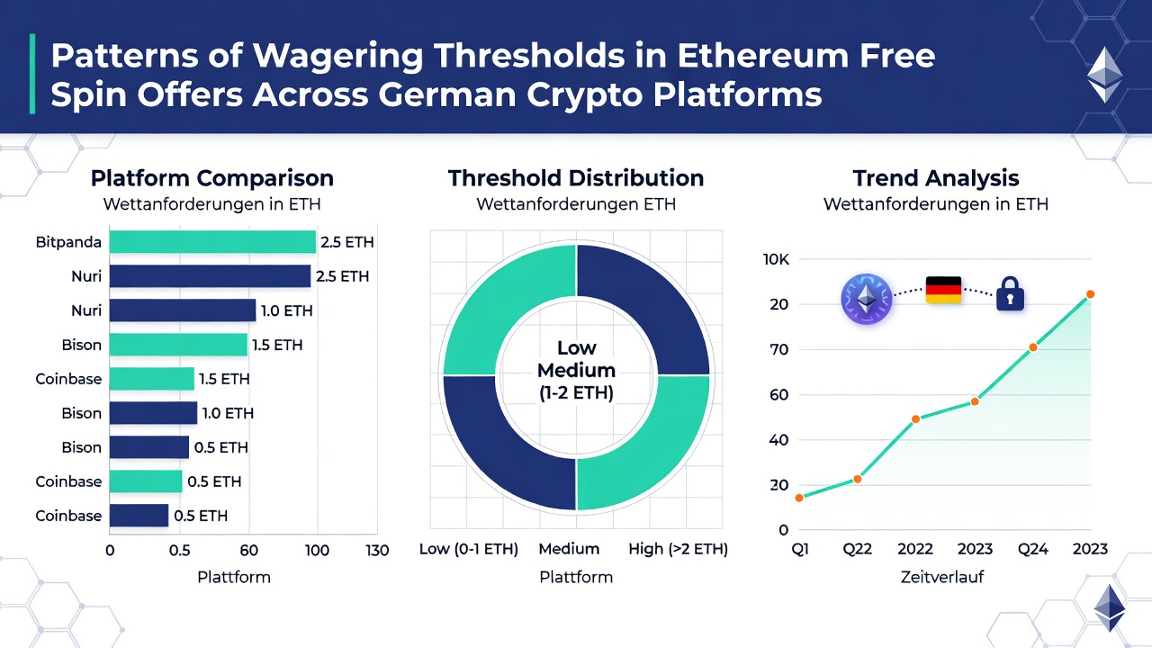 Vergleichende Grafik zu Wettanforderungen bei Ethereum-Free-Spins