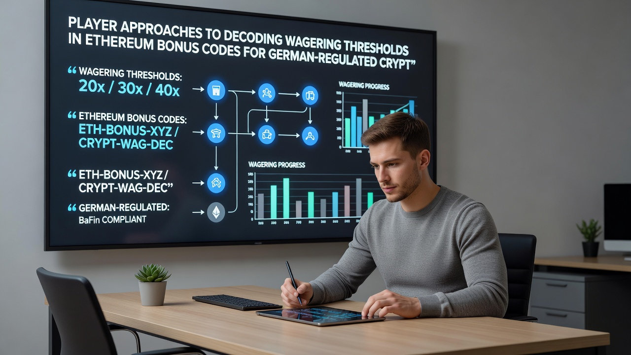 Detailansicht der Wagering-Berechnung auf einer Krypto-Plattform